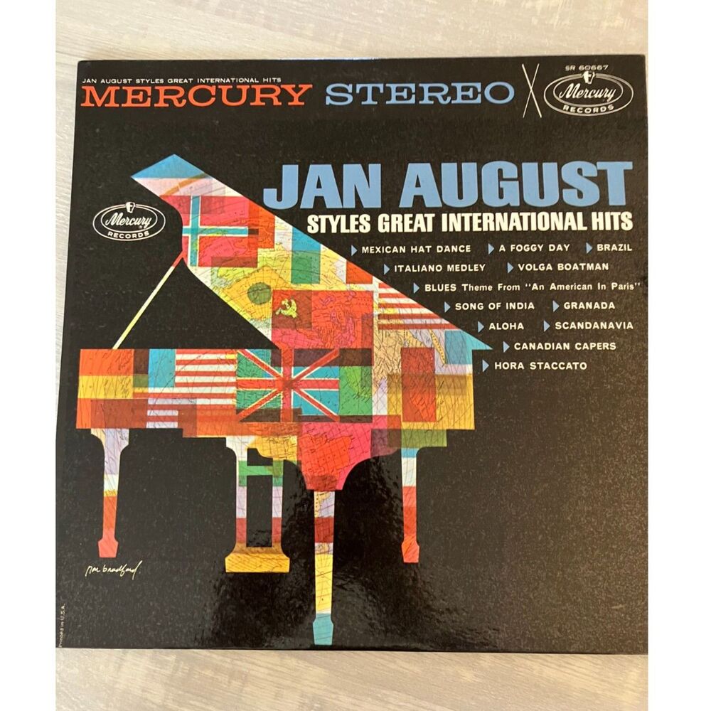 Jan August styles Great International Hits vinyl